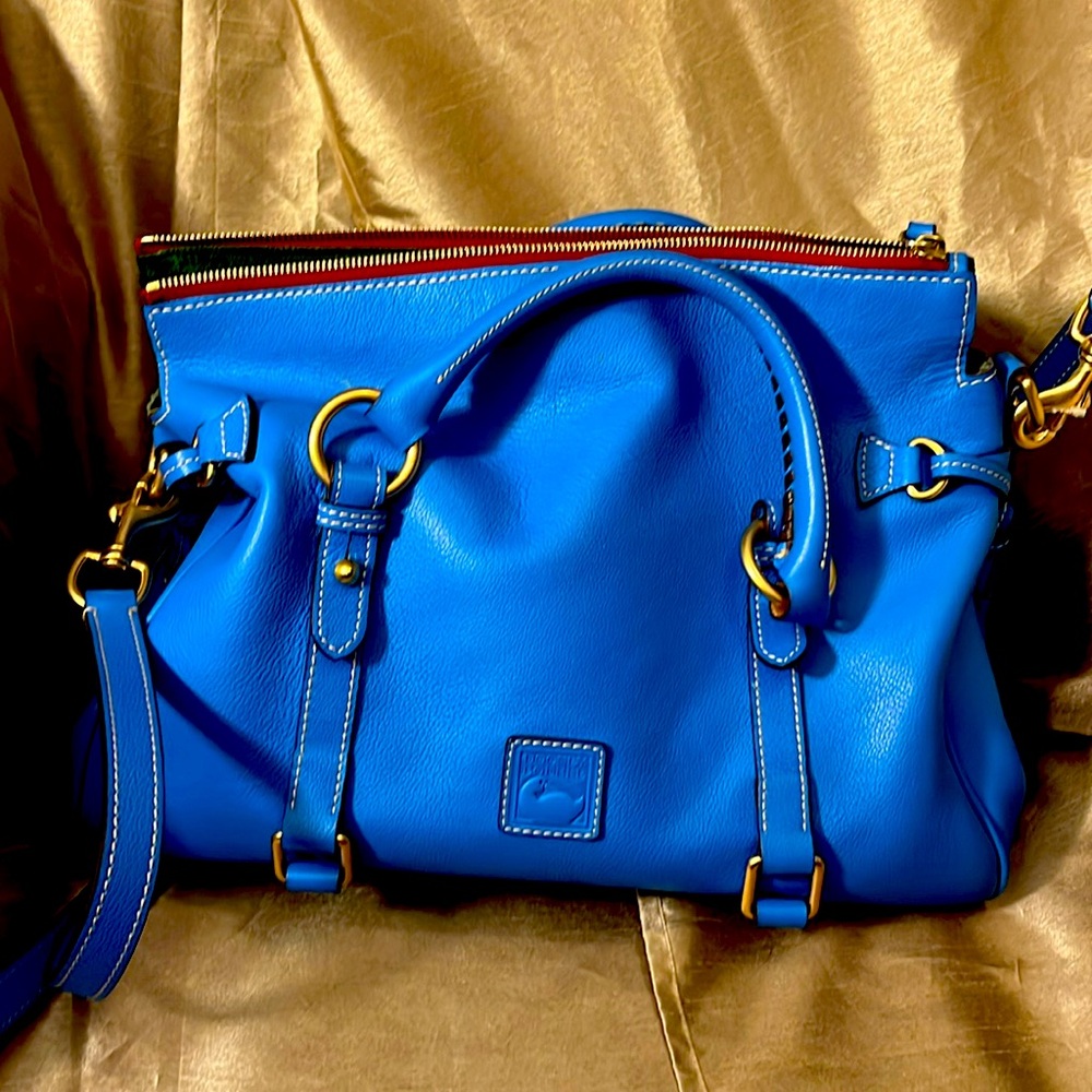 Dooney and Bourke SOLD OUT BLUE Pebble Grain Satchel
LIKE NEW